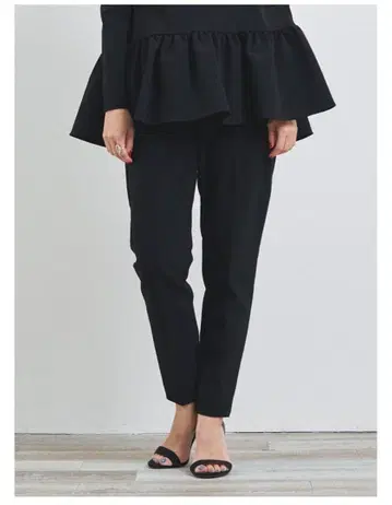 yori 더블크로스팬츠 플러스 블랙