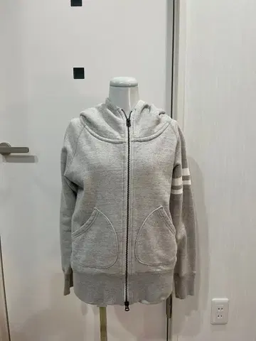 모모타로 진즈 풀 집업 후드티 XS 그레이