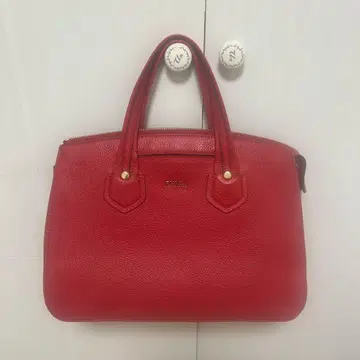 FURLA 레드 토트백
