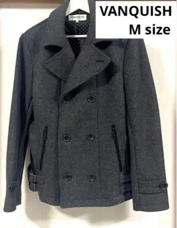 새상품급 VANQUISH 그레이 피코트 M 사이즈