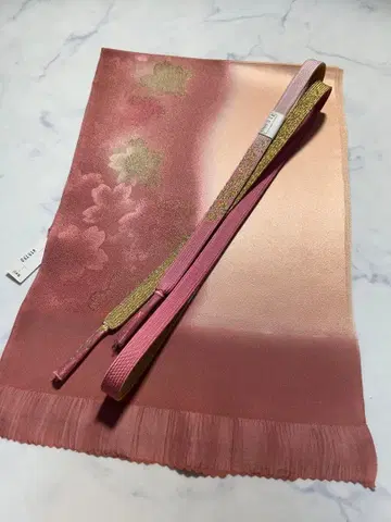 고급 평 허리띠 고급 오비 장식 천 세트 001