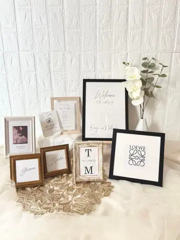 웰컴 스페이스 웰컴 보드 멋진 결혼식 인기 세트 바로 발송