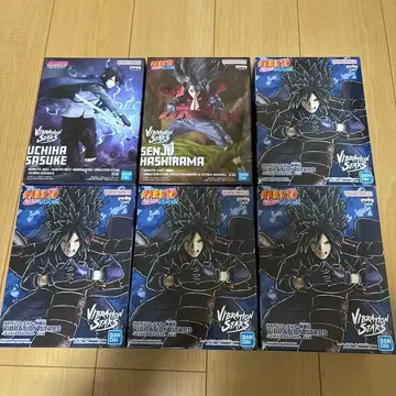 NARUTO BORUTO 피규어 6개 세트 사스케 센쥬 하시라마 마다라