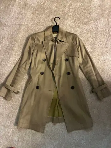 데프레 DES PRES 베이지 트렌치코트 코트