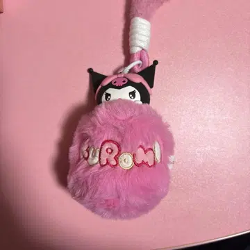 핑크 퍼 캐릭터 키링 상자 없음