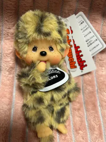 몬치치 COLORS 레오파드 무늬 마스코트 키체인 컬러즈 레오파드 무늬