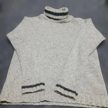 L.L.Bean 라이트 그레이 터틀넥 스웨터 MENS REG