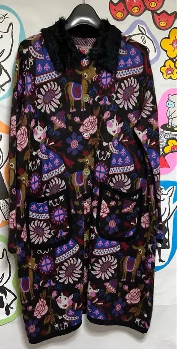 알베로베로 귀여운 니트 롱 가디건