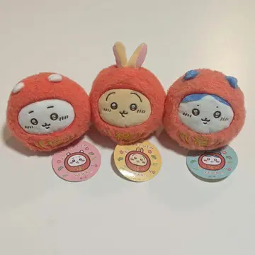 치이카와 (먼작귀) 달마 마스코트 3개 세트 달마가 되어버렸다!