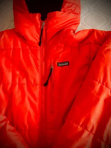 파타고니아 2001 더스 파카 팝 오렌지