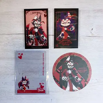 해즈빈 호텔 허스크 애니메이트 카페 카드 케이스 금박 카드