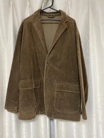 브라운 코듀로이 자켓