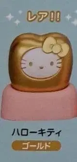 산리오 골드 레어 가챠 피규어 헬로키티