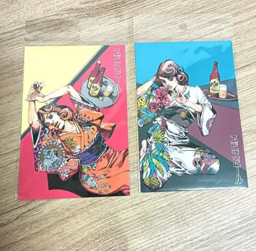 미개봉 새상품 에비수 맥주 아라키 히로히코 오리지널 일러스트 엽서 세트