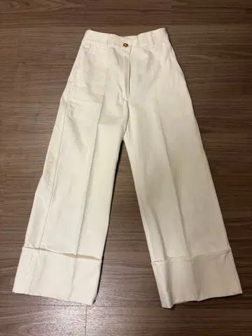 [ PATOU ] 파투 아이코닉 데님 팬츠 화이트 34