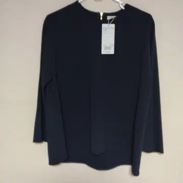 데님-럭스 네이비 긴팔 블라우스 38