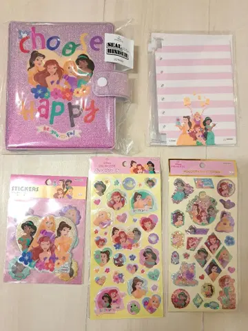 디즈니 프린세스 씰북 씰 세트