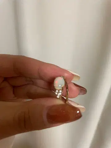 오팔 k10 금반지 쓰쓰미