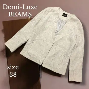 [ Demi-Luxe BEAMS ] 노카라 자켓 사이즈 38