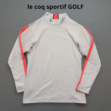 [ 새상품급 ] 르꼬끄골프 속기모 모크넥 셔츠 긴팔 사이드 라인 L