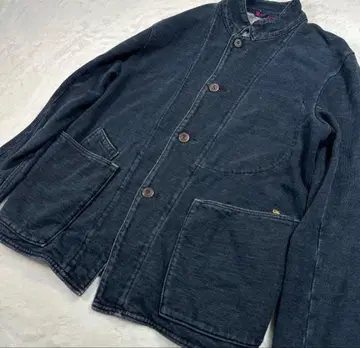 45rpm 자켓 커버올 인디고 M 네이비 코튼