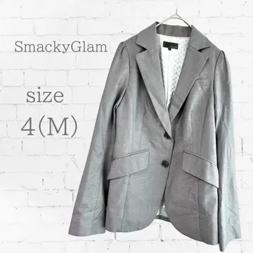 SmackyGlam 그레이 테일러드 자켓 비즈니스 수트 얇은 소재 M
