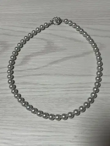 8mm 진주 목걸이