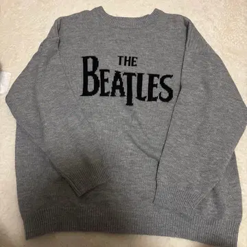 THE BEATLES 그레이 스웨터 L 사이즈