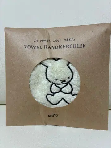 미피 복슬복슬 자수 손수건