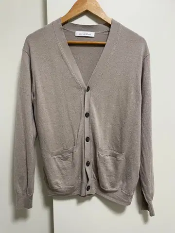 GREEN LABEL RELAXING 120s 천축 V넥 가디건