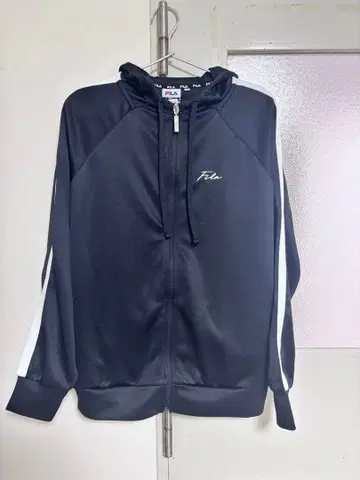 FILA 블랙 집업 저리 상하의 세트