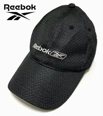 리복 블랙 원포인트 로고 메쉬 캡