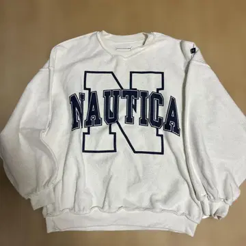 NAUTICA 노티카 화이트 맨투맨 freaks store 화이트