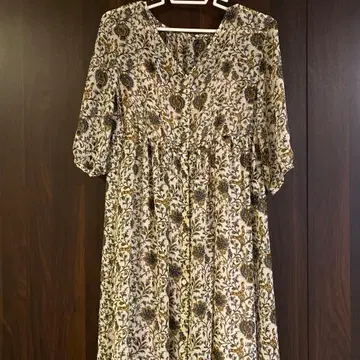 유나이티드 애로우즈 에스닉 패턴 롱 원피스