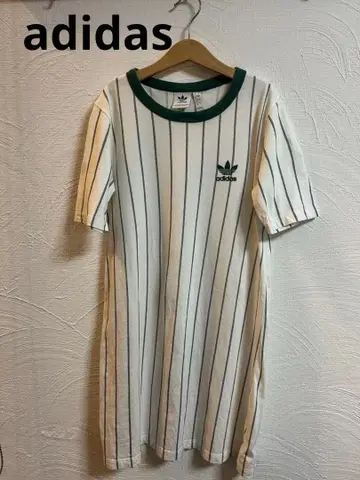 adidas 스트라이프 티셔츠 원피스 s 사이즈