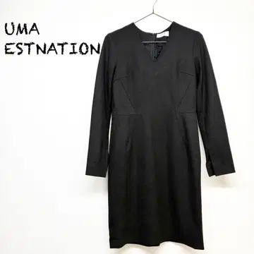새상품급 유마 에스트네이션 블랙 원피스