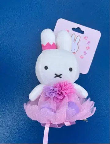 하우스텐보스 한정판 킹덤 플라워 미피 봉제 인형 클립