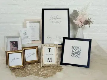 웨딩 웰컴 스페이스 결혼식 웨딩 보드 묶음 판매