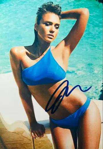 제시카 알바 친필 사인 포함 사진 다크 엔젤 i1