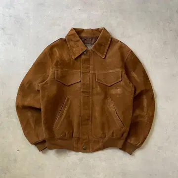 스웨이드 봄버 자켓 Made in ITALY