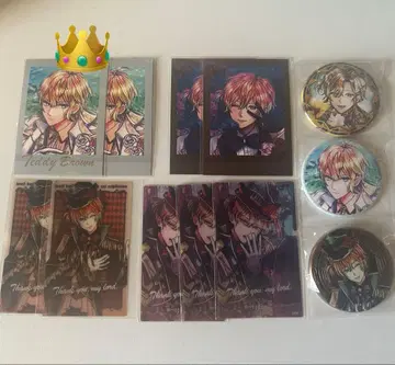 악마 집사와 블랙 고양이 아쿠네코 테디 파샤코레 캔뱃지 묶음 판매