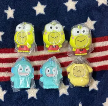 산리오 사진 프레임 마스코트 키링 3종 세트