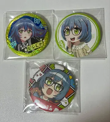 뱅드림 락 캔뱃지 3개 세트