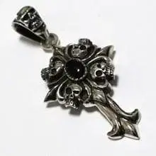 선물 목걸이 펜던트 해골 십자가 크로스 해골 인기 베스트셀러