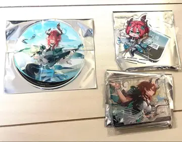 명조 그라테 샤콘느 코스터 아크릴 스탠드 코롯타 3종 세트