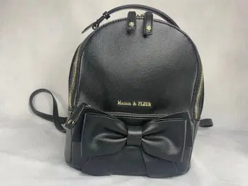 기간 한정 가격 [격] 메종 드 플뢰르 블랙 백팩 리본