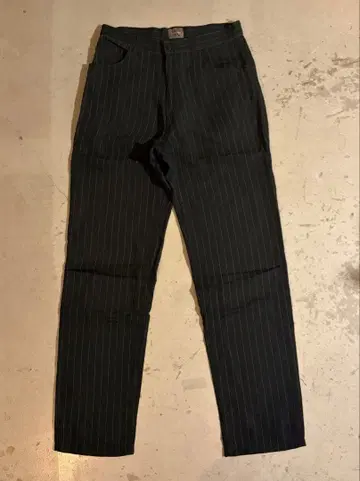 CK 캘빈클라인 스트라이프 팬츠 레이온 린넨