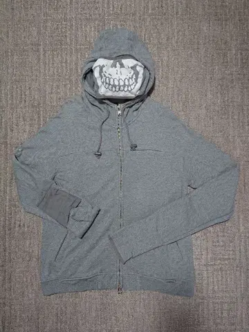 PPFM/페이턴 플레이스 스컬 페이스 후드티 그레이 사이즈 L