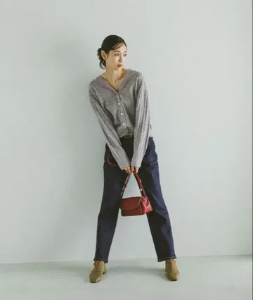 한 번만 착용 글로벌 워크 GOOD 데님 슬림 스트레이트/498401