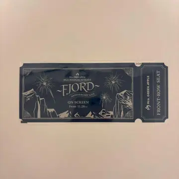 미세스 그린애플 FJORD 영화 입장 특전 세트리스트 미세스